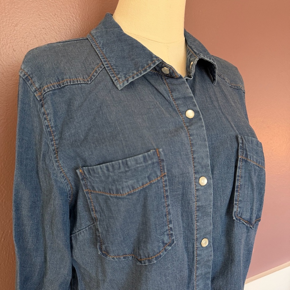 Denim Shirt Ultra Soft D & Co. - Picture 3 of 9
